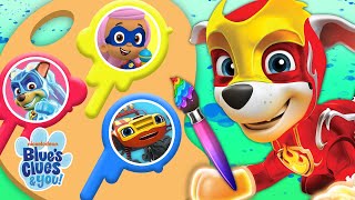 Guess the Missing Superhero Colors ⚡️ w/ PAW Patrol Mighty Pups &amp; Bubble Guppies! #13 | Nick Jr.