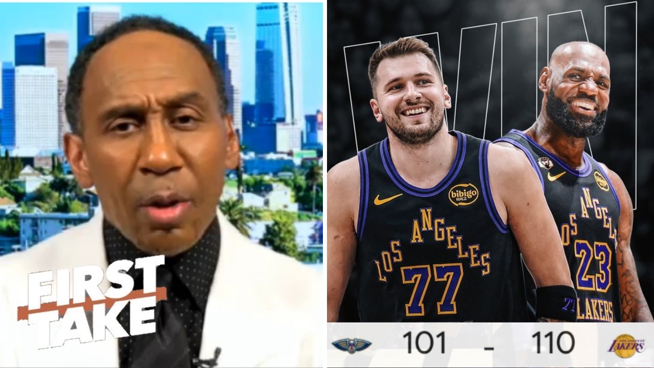 FIRST TAKE | Lakers just proved they’re contenders! - Stephen A. on Luka's effort in win vs Pelicans