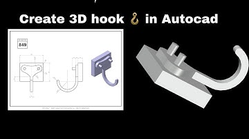 hook create 3d in autocad