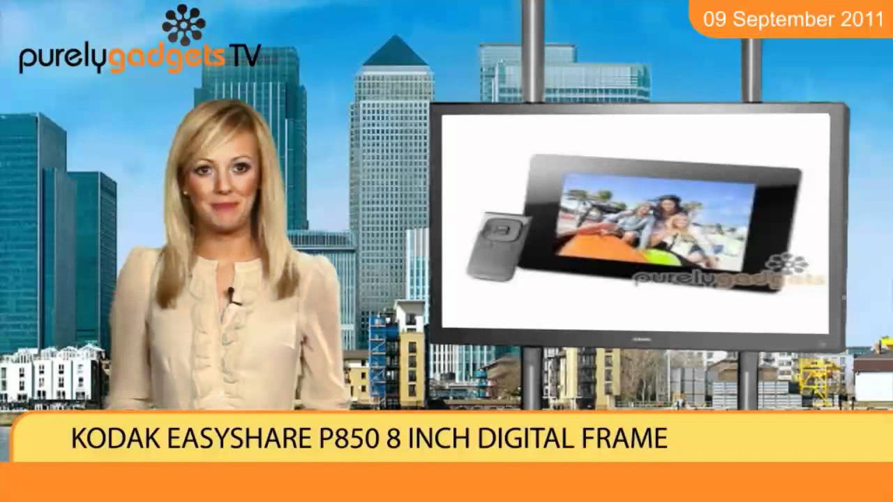 Kodak Easyshare P850 8 inch Digital Frame YouTube