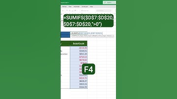 How to Add and Subtract Numbers in the Same Column in Excel