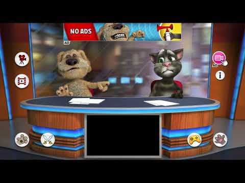 Talking Tom & Ben News Fighting & Talking (Funny & Hilarious)