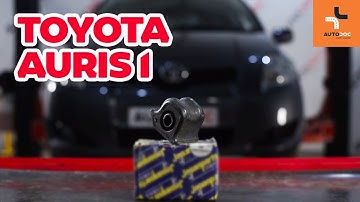 How to change front stabilizer bushes on TOYOTA AURIS 1 TUTORIAL | AUTODOC
