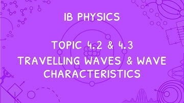 IB Physics Topics 4.2 & 4.3: Travelling Waves & Wave Characteristics