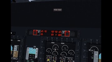 H145 warning unit and fire simulation test, FlightGear flight simulator