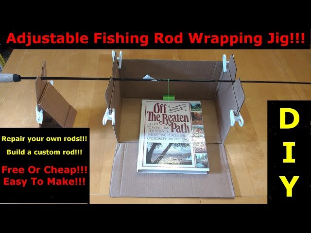 DIY: Make A Free/Inexpensive Fishing Rod Wrapping Jig Out Of A
