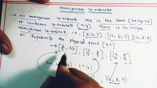Homogeneous co-ordinate || Computer Graphics