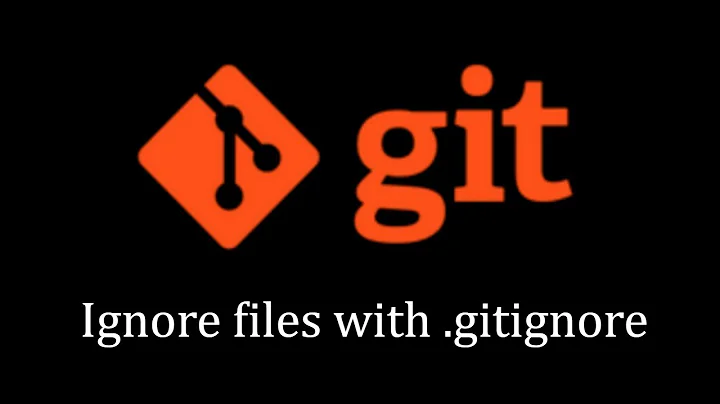 Git Tutorial - Ignoring files and folders with the gitignore file