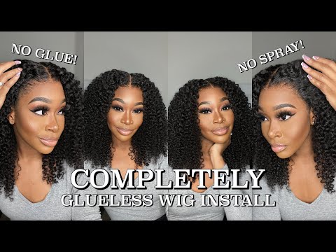 I AM IN LOVE!! 😍 9x6 Pre-Cut HD Lace Wig Install | M-Cap Wear Go Kinky Curly Wig Ft. ISEE Hair