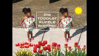 Diy Beginner Sewing Toddler Ruffle Romper