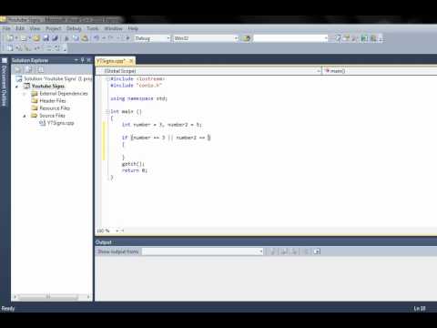 Visual C++ 6th tutorial Operators