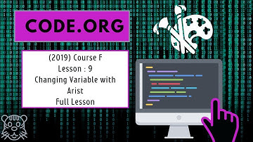 Code.org - Course F (2019) - Lesson 9 : Changing Variables with Artist