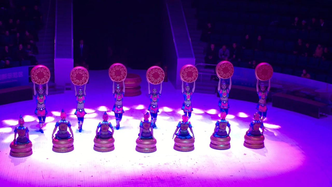 Drums Juggling Girls ( Guangxi ) YouTube