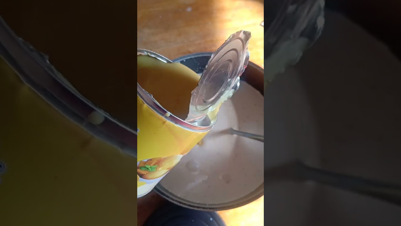 😋🥭🥭 Satisfying mixing Mango Condensed Milk😍😋 