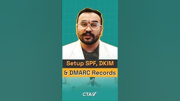 How to Setup SPF, DKIM & DMARC Records in HubSpot #shorts #inboundmarketing #hubspotcrm