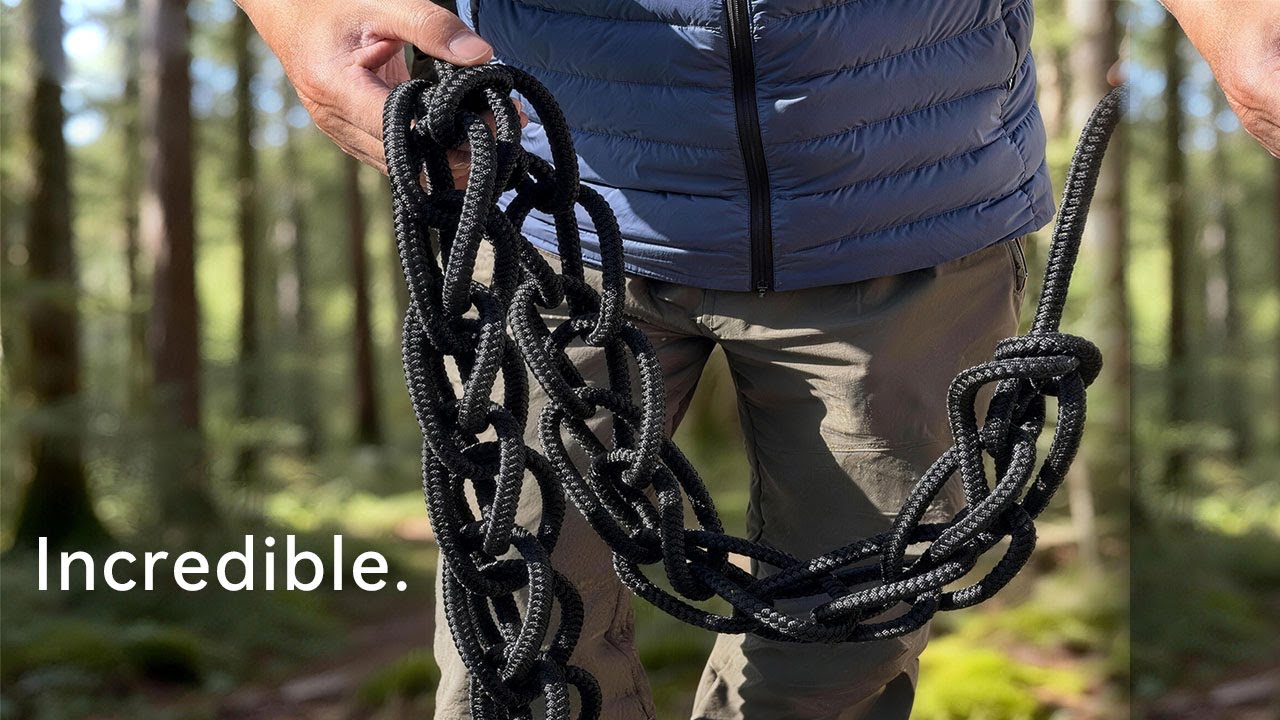 Self Coiling Rope The BEST Way to Coil Rope with a Quick Release! - YouTube