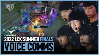 사냥.. 성공입니다 │ 2022 LCK Summer Finals Voice Comms [GEN vs T1]