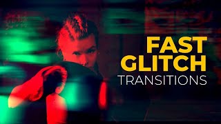 Fast Glitch Transitions DaVinci Resolve Macros