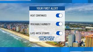 FIRST ALERT: Heat continues, better storm chances to end the week