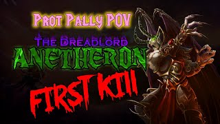 Anetheron Prot Paladin Add Tank POV First Kill - TBC Classic