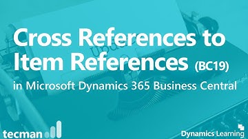 Cross References to Item References in Microsoft Dynamics 365 Business Central