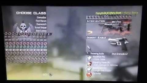 MW2 ZIppyMods CFG Menu