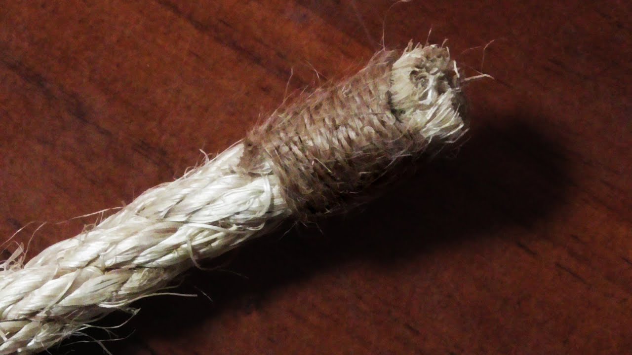 How To Whip The End Of A Rope - Common Whipping Knot 