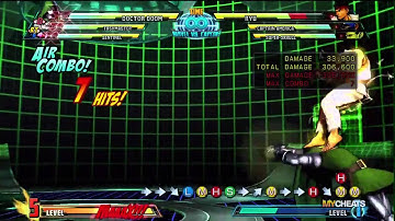 Marvel vs Capcom 3 Dr. Doom 920K Damage Combo Strategy Video