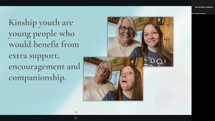 Shara Anderson Speaking on Mentoring with Kinship ...