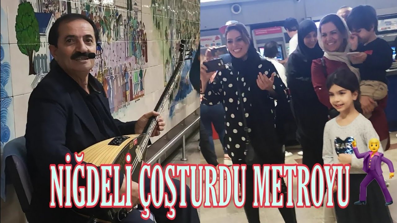 Niğdeli Ozan Recep. Taksim Metrosu Konseri. HD