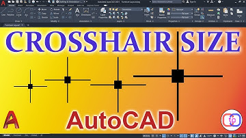 How to Change Crosshair or Cursor Size in AutoCAD - Hindi Tutorial.