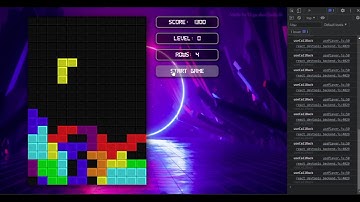 Tetris Game (React.js, React-Hooks).