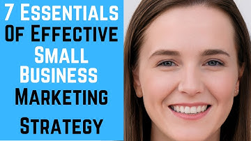 The 7 Essentials Of Effective Small Business Marketing Strategy 🐝🐝