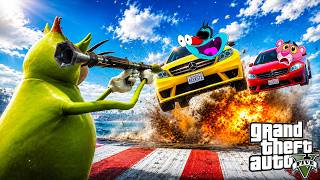 OGGY And JACK Trolling Eachother IN RPG VS FLYING CAR CHALLENGE (GTA 5 Funny Moments) screenshot 2