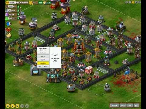 my level 40 yard in backyard monsters