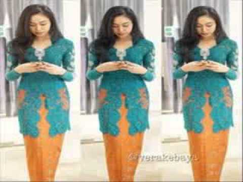 Model Kebaya Dress Panjang Modern Youtube