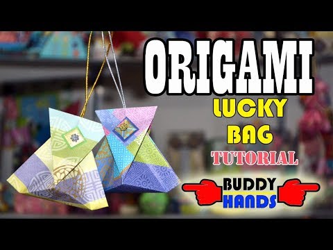 How to make easy ORIGAMI LUCKY BAG(종이접기 복주머니)