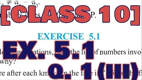 Part 4|Chapter 5 Arithmetic Progression Ex 5.1 Q. 1(iii) Class 10 Maths|CBSE|HSSC|NCERT