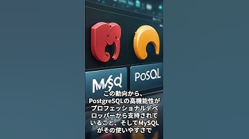 【最新版】データーベースの王者は！？ #shorts #mysql #postgresql #データベース #ai