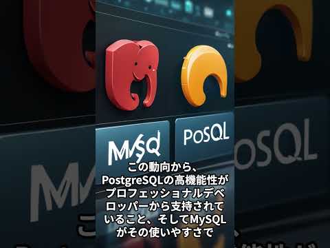 【最新版】データーベースの王者は！？ #shorts #mysql #postgresql #データベース #ai - AiTech 【アイテク】〜ゼロからわかるAI情報〜