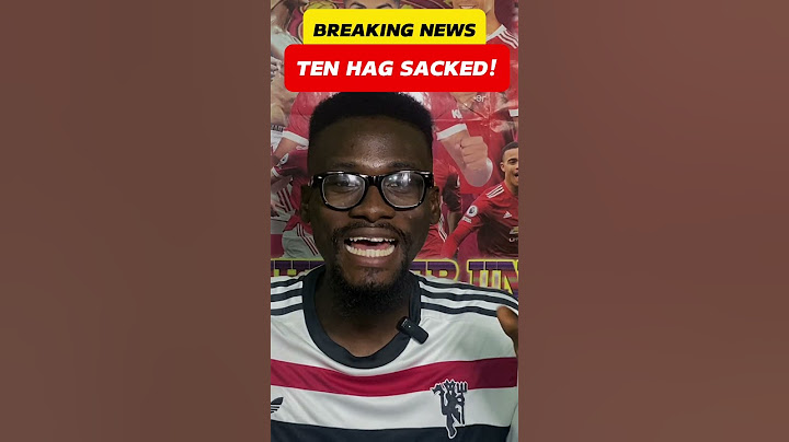 BREAKING NEWS! Erik Ten Hag has been SACKED with immediate effect.
