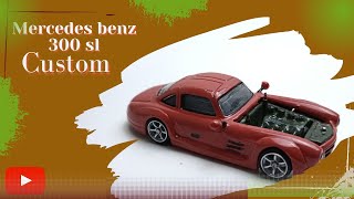 Custom Hot Wheels Mercedes Benz 300 Sl