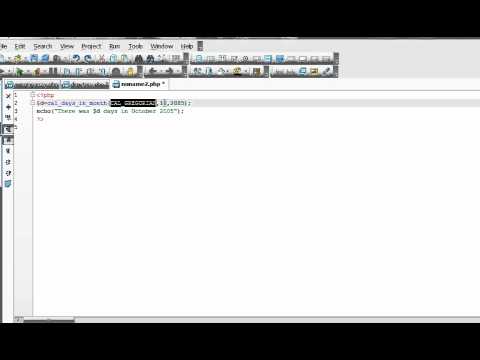 php training-cal_days_in_month() in php by NidaBalol