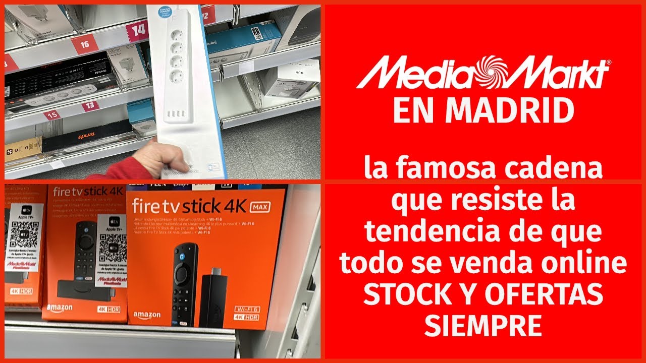 Kinematica Stam fluweel MEDIA MARKT 🇪🇸: SUPERMERCADO DE TECNOLOGÍA QUE VA CONTRA LA TENDENCIA DE  VARIEDAD ONLINE - YouTube