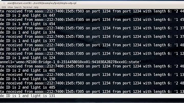 Demo Telosb using ContikiOS