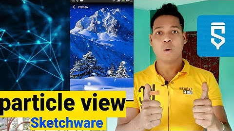 particle view snowfall in linear layout background project in sketchware pro #AndroidAppdeveloper