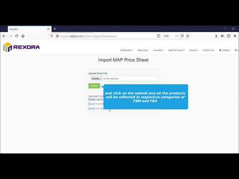 How to Import MAP Price & MOC Calculation