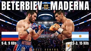 ARTUR BETERBIEV (RUSSIA) vs EZEQUIEL MADERNA (ARGENTINA) Fight | DEVASTATING POWER!