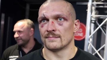USYK AFTER BEATING AJ  FUNYY MOMENT I