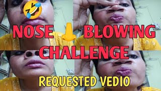 nose blowing challenge 🤢🤢🤢🤢 video #mostrequested video #ipsnitadailyvlog #bongmidea #bongposto